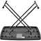 Iceberg IndestrucTable Classic Personal Folding Table, Charcoal Top, 20 in W x 30 in L x 25 or 28 in H ICE65491 - alternate 3